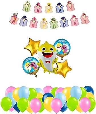 Ensemble de décoration d'anniversaire bébé requin avec 35 ballons et bannière. En quête de produits de qualité à des prix abordables ? DIAYTAR COTE D'IVOIRE  est là pour vous servir. Parcourez notre boutique en ligne et découvrez notre assortiment exhaustif d'articles discount, couvrant tous les univers, de la maison à l'électroménager, en passant par l'informatique, la mode et les gadgets. Vivez une expérience de shopping unique en profitant de tarifs exceptionnels et faites de bonnes affaires en ligne.