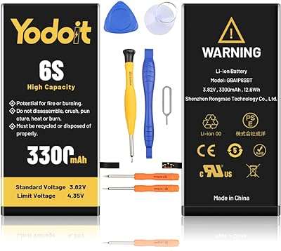 Batterie de remplacement youdit pour iphone 6s 3300 mah batterie haute. Bienvenue chez DIAYTAR COTE D'IVOIRE, votre destination en ligne de confiance pour des produits discount variés allant des indispensables de la maison aux appareils électroménagers dernier cri, en passant par l'informatique, la mode et les gadgets tendance. Explorez notre vaste sélection d'articles à prix réduits et faites des économies sans sacrifier la qualité.
