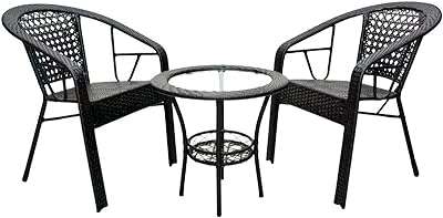 Ensemble de meubles de jardin en rotin 3 pièces ensemble patio table d'extérieur et chaises. Besoin d'équiper votre cuisine sans exploser votre budget ? DIAYTAR COTE D'IVOIRE  est là pour vous. Découvrez notre sélection d'ustensiles de cuisine discount, des marques les plus fiables aux outils les plus pratiques. Faites de DIAYTAR COTE D'IVOIRE  votre destination pour des économies culinaires.
