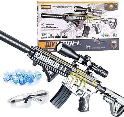 Pistolet à gel jouet électrique jouet cadeau d'anniversaire amusant spécial. DIAYTAR COTE D'IVOIRE  - votre destination pour des produits de qualité à prix réduits. Parcourez notre boutique en ligne pour trouver des offres exceptionnelles sur des articles de maison, d'électroménager, de mode et de gadgets, et économisez tout en enchérissant votre style de vie.