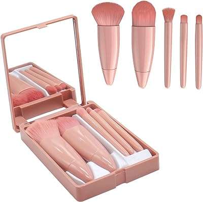 Ensemble de pinceaux de maquillage de voyage professionnel amateur avec miroir 5 pièces mini portables pour femmes. Ne payez pas le prix fort, découvrez DIAYTAR COTE D'IVOIRE  ! Notre boutique en ligne généraliste vous propose une variété de produits discount, des essentiels pour la maison aux appareils électroniques, en passant par la mode et les gadgets. Bénéficiez de prix abordables et de promotions attractives pour réaliser des économies significatives sur vos achats en ligne.
