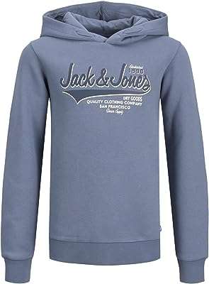 Sweat à capuche avec logo bicolore jack & jones pour garçon. DIAYTAR COTE D'IVOIRE  - Votre solution en ligne pour des achats discount sans compromis. Plongez dans notre univers où vous trouverez tout ce dont vous avez besoin, de l'électroménager aux articles tendance en passant par les produits informatiques. Faites des économies sans sacrifier la qualité chez nous !
