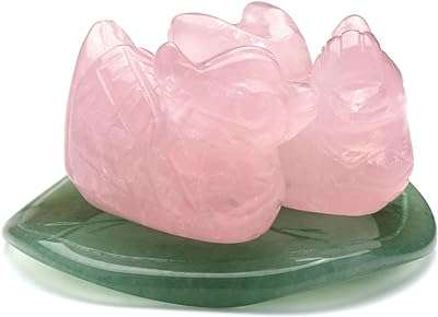 Crystal tears fengshui rose quartz inséparables sur feuille de lotus verte. Faites des économies sur tous les fronts avec DIAYTAR COTE D'IVOIRE . Parcourez notre boutique en ligne et trouvez tout ce dont vous avez besoin, des appareils électroménagers dernier cri aux vêtements à la mode, en passant par les gadgets high-tech, le tout à des prix imbattables.