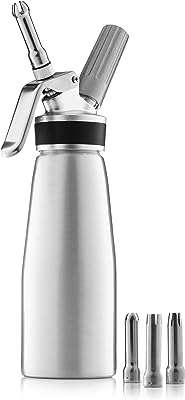 Distributeur de crème fouettée professionnel fouet à en aluminium robuste. Découvrez DIAYTAR COTE D'IVOIRE, votre destination en ligne pour des bonnes affaires sans compromis sur la qualité. Parcourez notre large éventail de produits discount allant de l'électroménager à l'informatique en passant par la mode et les gadgets. Faites de vraies économies en choisissant le meilleur rapport qualité-prix.