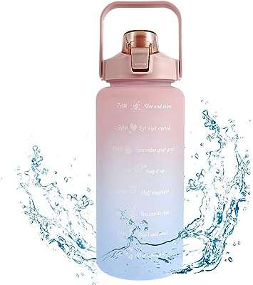 Bouteille d'eau de motivation de 2 l avec marquages ​​de temps et de capacité. Faites des économies considérables avec DIAYTAR COTE D'IVOIRE, votre source ultime de produits discount en ligne. Parcourez notre large gamme d'articles allant de la maison à l'électroménager, en passant par l'informatique, la mode et les gadgets, et profitez de prix imbattables. Ne manquez pas cette occasion de vous offrir des produits de qualité à des tarifs défiant toute concurrence.