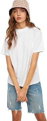 T shirt basique en tricot à col montant pour femme. Ne dépensez pas une fortune pour obtenir ce que vous désirez ! Découvrez DIAYTAR COTE D'IVOIRE, votre boutique en ligne de référence pour des produits de qualité, allant de l'électroménager aux accessoires de mode, à des prix défiant toute concurrence.