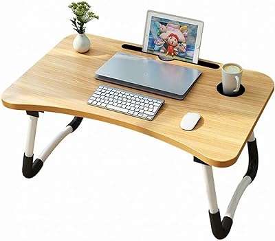Table pliante pour ordinateur portable table de lit support de lecture avec fente tasse le petit déjeuner. DIAYTAR COTE D'IVOIRE  - votre guichet unique en ligne pour des produits discount irrésistibles. Parcourez notre large éventail de gadgets innovants, d'équipements ménagers pratiques et de vêtements tendance à prix cassés. Ne manquez pas cette opportunité de faire de bonnes affaires et de réaliser des économies considérables.