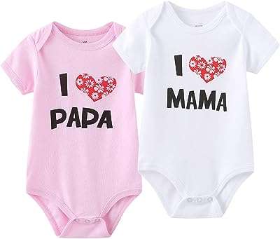 Unisexe bébé 2 pack vêtements de bébé solides jumeaux nouveau nés i love papa. Ne payez pas plus cher ! DIAYTAR COTE D'IVOIRE  vous offre des produits discount de qualité supérieure à des prix abordables. Découvrez notre large sélection d'articles pour la maison, l'électroménager, l'informatique, la mode et les gadgets les plus recherchés. Visitez notre site dès maintenant et bénéficiez de nos offres exclusives pour économiser sur tous vos achats.