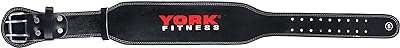 Ceinture d'haltérophilie en cuir york fitness