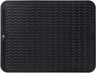 Tapis d'égouttoir en silicone facile à nettoyer résistant la chaleur et respectueux de l'environnement. Bienvenue chez DIAYTAR COTE D'IVOIRE, votre destination en ligne pour des prix imbattables ! Découvrez notre vaste choix d'articles discount, des essentiels pour la maison aux appareils électroménagers, en passant par l'informatique, la mode et les gadgets tendance, le tout à des tarifs défiant toute concurrence.