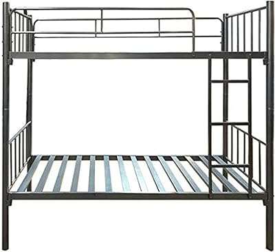 Lit superposé en acier avec option amovible (190 x 90 cm). DIAYTAR COTE D'IVOIRE  - Votre adresse en ligne pour des offres discount irrésistibles. Trouvez tout ce dont vous avez besoin, du mobilier aux appareils électroniques en passant par les tendances de la mode, et profitez de nos prix imbattables. Réinventez votre façon de faire des achats et économisez dès maintenant !