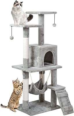 Tour d'arbre à chat sky touch maison pour avec griffoir en sisal. DIAYTAR COTE D'IVOIRE, la référence en matière de shopping discount en ligne. Découvrez notre vaste sélection de produits allant de la maison à l'informatique, en passant par l'électroménager et la mode. Avec des prix défiant toute concurrence, vous pourrez satisfaire toutes vos envies sans vous ruiner. Faites des économies tout en achetant des produits de qualité chez DIAYTAR COTE D'IVOIRE .