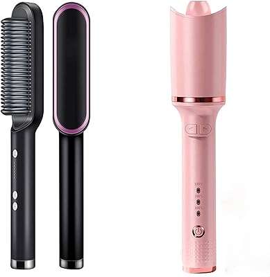 Hisity 2 pièces ensemble promotionnel fil chauffant peigne à cheveux portable automatique lisseur pour bigoudi. DIAYTAR COTE D'IVOIRE  - Votre source en ligne pour des produits discount de qualité. Explorez notre boutique en ligne et découvrez une large variété de produits, du petit électroménager aux gadgets les plus en vogue. Profitez de nos prix cassés et trouvez les meilleurs deals pour vos besoins quotidiens.