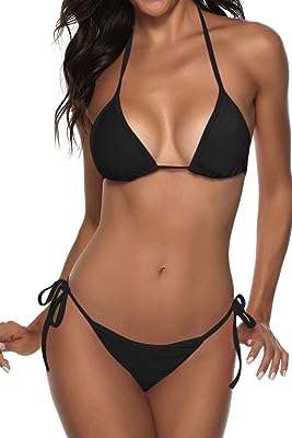 Maillot de bain deux pièces sexy pour femme ensemble bikini triangle. Faites des bonnes affaires avec DIAYTAR COTE D'IVOIRE, la référence en matière de produits discount. Notre boutique en ligne propose tout, des appareils électroménagers aux gadgets dernier cri, en passant par les vêtements branchés. Profitez de nos offres exceptionnelles et économisez sur tous vos achats.