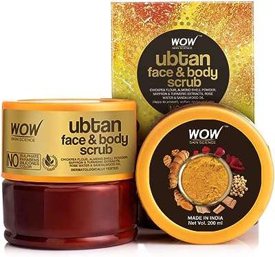 Exfoliant visage et corps wow ubtan de skin science avec extraits. Faites des économies intelligentes avec DIAYTAR COTE D'IVOIRE  - la boutique en ligne qui réunit tous vos besoins essentiels à des prix imbattables. Explorez notre vaste gamme de produits de la maison, de l'électroménager à l'informatique en passant par la mode et les gadgets, et découvrez comment prendre soin de votre budget sans faire de compromis sur la qualité.