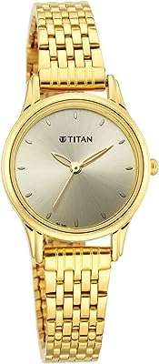 Montre analogique titan pour femme. Avec DIAYTAR COTE D'IVOIRE, vous pouvez profiter de produits discount de qualité supérieure sans compromettre votre budget. Notre boutique en ligne propose une vaste sélection d'articles, allant des essentiels pour la maison aux gadgets dernier cri, tous proposés à des prix compétitifs pour vous offrir un véritable rapport qualité-prix.