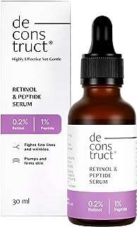 Sérum rétinol + 1% peptides 02% par deconstruct | visage anti âge nuit réduit les ridules. Trouvez tout ce dont vous avez besoin à prix réduit chez DIAYTAR COTE D'IVOIRE . Notre boutique en ligne propose une large gamme de produits discount, de la décoration pour la maison aux appareils électroménagers, en passant par l'informatique et les dernières tendances de la mode. Explorez notre collection maintenant et profitez pleinement de nos tarifs avantageux !