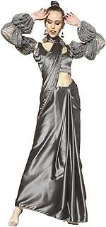 Sari en satin pour femme (ti2667_gray). Préparez-vous à économiser gros avec DIAYTAR COTE D'IVOIRE  ! Notre boutique en ligne généraliste propose une large sélection de produits discount, des indispensables de la maison aux appareils électroménagers dernier cri, en passant par l'informatique et les articles de mode tendance. Ne manquez pas nos offres exceptionnelles !