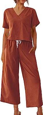 Ensemble pyjama deux pièces pour femmes haut à manches courtes et pantalon. Ne cherchez plus, DIAYTAR COTE D'IVOIRE  est la boutique en ligne qu'il vous faut pour trouver tout ce dont vous avez besoin à petit prix ! Du petit électroménager aux articles de mode tendance en passant par les dernières technologies, explorez notre vaste catalogue et réalisez de véritables bonnes affaires !