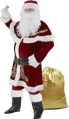 Costume de père noël ahititi pour hommes ensemble de 12 pièces de luxe en peluche. Affichez votre style tout en économisant grâce à DIAYTAR COTE D'IVOIRE . Notre boutique en ligne propose une vaste sélection de vêtements, de chaussures et d'accessoires de mode à prix discount. Soyez à la pointe de la tendance sans vous ruiner !