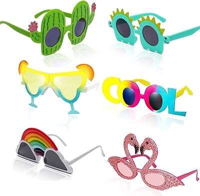 6 paires de lunettes de fête hawaïennes amusantes histivo® soleil amusantes fournitures d'anniversaire sur la plage. DIAYTAR COTE D'IVOIRE  vous offre une expérience d'achat en ligne unique en proposant une multitude de produits discount dans différents domaines. Faites-vous plaisir sans vous ruiner en choisissant parmi notre sélection de produits pour la maison, l'électroménager, l'informatique, la mode et bien plus encore.