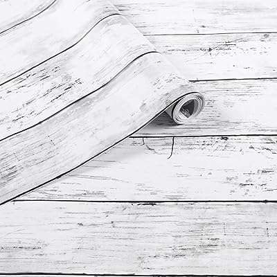 Papier peint auto adhésif en bois blanc et gris pvc brillant. DIAYTAR COTE D'IVOIRE  est votre allié pour des achats discount de qualité. Explorez notre boutique en ligne et découvrez notre gamme complète de produits pour la maison, l'électroménager, l'informatique, la mode et les gadgets, le tout à des prix avantageux qui ne sacrifient pas la qualité.