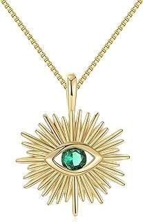 Collier mauvais œil plaqué or 18 carats pendentif délicat en forme de tournesol. DIAYTAR COTE D'IVOIRE, le choix parfait pour tous les chasseurs de bonnes affaires. Plongez dans notre boutique en ligne et explorez notre large sélection d'articles discount, comprenant tout, des articles pour la maison à l'électroménager, en passant par l'informatique, la mode et les gadgets. Faites des économies substantielles sans sacrifier la qualité et donnez une nouvelle dimension à votre expérience de shopping en ligne.