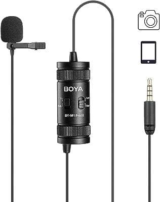 Microphone cravate omnidirectionnel à réduction de bruit boya bm1 pro ii avec port. DIAYTAR COTE D'IVOIRE  - La boutique en ligne qui rend le shopping abordable! Découvrez notre sélection de produits discount, comprenant des équipements informatiques, des appareils électroménagers, des vêtements tendance et bien plus encore, tous à des prix défiant toute concurrence.