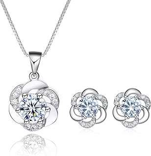 Parure de bijoux en argent josefa pour femme sterling 925 avec zircon. DIAYTAR COTE D'IVOIRE, votre destination en ligne pour des achats malins : explorez nos catégories variées telles que la maison, l'électroménager, l'informatique et la mode, et découvrez des produits discount à prix défiant toute concurrence. Faîtes-vous plaisir sans vous ruiner avec DIAYTAR COTE D'IVOIRE !