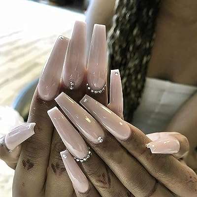 Elicdon extra long faux ongles 24pcs cercueil paillettes couverture complète presse strass pour femmes. DIAYTAR COTE D'IVOIRE  - votre partenaire pour un shopping discount en ligne réussi. Parcourez notre assortiment complet de produits discount, incluant tout ce dont vous avez besoin pour la maison, l'électroménager, l'informatique, la mode et les gadgets. Profitez de nos prix avantageux et faites des économies sur vos achats en ligne, sans compromis sur la qualité.