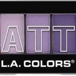 Fard à paupières mat la colors 5 couleurs violet cachemire 025