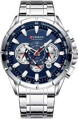 Montre pour hommes étanche militaire chronographe en acier inoxydable montre de sport. Vous cherchez des produits discount de qualité ? Ne cherchez plus, DIAYTAR COTE D'IVOIRE  est là pour vous ! Parcourez notre boutique en ligne et découvrez une variété d'articles pour la maison, l'électroménager, la mode, l'informatique et les gadgets à des prix défiant toute concurrence. Ne manquez pas nos offres spéciales et économisez sur tous vos achats !