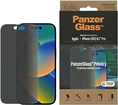 Protecteur d'écran de confidentialité panzerglass classic fit pour apple iphone 14. Profitez de rabais incroyables sur DIAYTAR COTE D'IVOIRE  et économisez sur tous vos achats! Que vous cherchiez des équipements high-tech, des produits de beauté, des articles pour animaux de compagnie ou même des meubles pour la maison, notre boutique en ligne généraliste vous propose les meilleurs prix du marché.