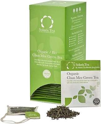 Thé vert chun mee biologique solaris tea 40 sachets de thé. À la recherche de bons plans pour équiper votre maison à moindre coût ? DIAYTAR COTE D'IVOIRE  est là pour vous ! Découvrez notre sélection de produits discount pour la maison, de l'électroménager à la décoration, et profitez de prix imbattables tout au long de l'année.
