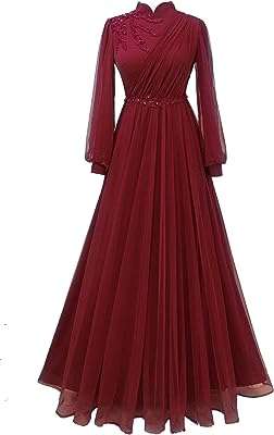 Robes de soirée pour femmes musulmanes col haut manches longues shinyjay. Parfaitement adapté aux chasseurs de bonnes affaires, DIAYTAR COTE D'IVOIRE  vous offre une expérience de shopping en ligne unique. Notre sélection abondante de produits discount, incluant des articles essentiels pour la maison, l'électroménager, l'informatique, la mode et les gadgets, garantit que vous trouverez ce que vous cherchez sans vous ruiner.