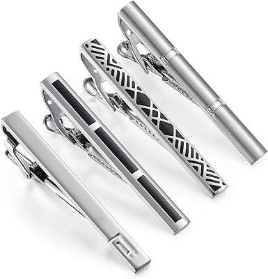 Wynameleri 4 pièces ensemble de barre à cravate pour hommes pour cravates régulières argent avec boîte cadeau. Avec DIAYTAR COTE D'IVOIRE, obtenez le meilleur rapport qualité-prix sur tous vos achats en ligne. Parcourez notre catalogue diversifié et faites des économies sur des produits essentiels pour la maison, les équipements informatiques et même les dernières tendances en matière de mode.