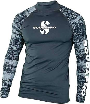 Scubapro rashguard upf 50 à manches longues pour hommes. DIAYTAR COTE D'IVOIRE  - votre source de bons plans pour tous vos besoins en matière de produits discount. Avec une gamme variée de linge de maison, d'appareils électroménagers, d'articles informatiques et bien plus encore, nous sommes votre guichet unique pour des économies substantielles. Faites vos achats en ligne en toute confiance et profitez des meilleurs prix sur le marché.