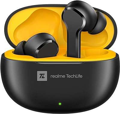Écouteurs bluetooth sans fil realme techlife buds t100 avec micro technologie inc pour les appels. Trouvez tout ce dont vous avez besoin à des prix incroyables sur DIAYTAR COTE D'IVOIRE  ! Notre large gamme de produits discount comprend des articles pour la maison, de l'électroménager à l'informatique en passant par la mode et les gadgets de pointe. Explorez nos offres variées et redécorez votre espace avec style, équipez-vous des dernières technologies, ou mettez à jour votre garde-robe sans vous ruiner. Profitez de la commodité de nos achats en ligne avec des options de livraison rapides et fiables !