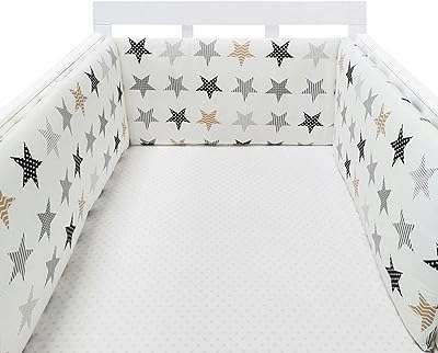 The white shop ensemble de couvre lit bébé en coton doux protection de tête pour lit. Rejoignez DIAYTAR COTE D'IVOIRE, votre compagnon de shopping à prix malin ! Explorez notre boutique en ligne et découvrez un éventail de produits discount, des articles essentiels pour la maison aux appareils électroménagers, en passant par l'informatique, la mode tendance et les gadgets à petit prix.