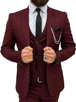 Costumes de smoking à revers mince pour hommes 3 pièces avec un bouton. Choisissez DIAYTAR COTE D'IVOIRE  pour vos achats discount en ligne. Parcourez notre sélection étendue comprenant des produits pour tous les besoins, que ce soit pour la maison, l'électroménager, l'informatique, la mode ou les gadgets. Profitez de notre politique de prix bas et économisez tout en trouvant des articles de qualité.