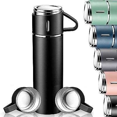 Flacon isotherme en acier inoxydable de 500 ml 176 oz avec tasse pour café. DIAYTAR COTE D'IVOIRE, votre destination de choix pour des produits discount en ligne. Explorez notre catalogue en constante évolution, riche en articles pour la maison, l'électroménager, l'informatique, la mode et les gadgets, et choisissez parmi des milliers de produits à prix cassés. Optez pour des achats intelligents et économisez gros avec notre boutique en ligne.