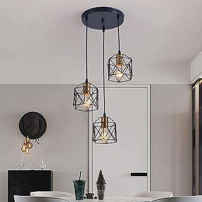 Lampe à suspension industrielle unino lustres rustiques vintage en métal avec 3. DIAYTAR COTE D'IVOIRE  vous offre toutes les bonnes affaires sur un seul site. Découvrez notre sélection de produits discount pour la maison, l'électroménager, l'informatique et la mode. Bénéficiez de nos prix imbattables et trouvez les articles de qualité que vous recherchez, sans vous ruiner !
