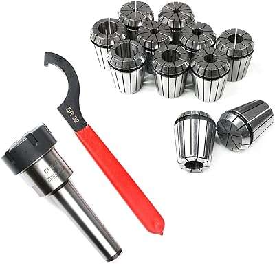 Tige mt3 avec jeu de 11 pinces er32 mandrin et clé pour fraiseuse. Faites des bonnes affaires avec DIAYTAR COTE D'IVOIRE, la référence en matière de produits discount. Notre boutique en ligne propose tout, des appareils électroménagers aux gadgets dernier cri, en passant par les vêtements branchés. Profitez de nos offres exceptionnelles et économisez sur tous vos achats.