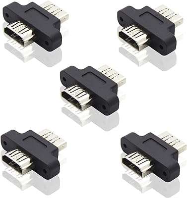 Rallonge hdmi femelle à linglingone (paquet de 5) extension 4k x 2k avec trous. Découvrez DIAYTAR COTE D'IVOIRE, votre destination en ligne pour des bonnes affaires sans compromis sur la qualité. Parcourez notre large éventail de produits discount allant de l'électroménager à l'informatique en passant par la mode et les gadgets. Faites de vraies économies en choisissant le meilleur rapport qualité-prix.