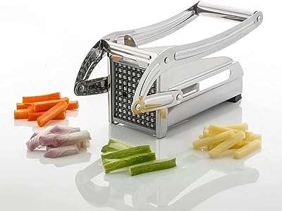 Shree traders coupe frites robuste en acier inoxydable coupe pommes de terre de cuisine. À la recherche d'idées cadeaux originales et abordables ? Parcourez notre sélection de gadgets à prix discount sur DIAYTAR COTE D'IVOIRE  et faites plaisir à vos proches sans vous ruiner. Des gadgets high-tech aux objets insolites, notre boutique en ligne saura vous surprendre.