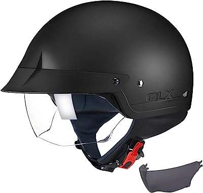 Demi casque de moto glx unisexe adulte m14 cruiser scooter avec visière. Choisissez DIAYTAR COTE D'IVOIRE pour des produits discount de qualité supérieure livrés directement chez vous. Que vous recherchiez des appareils électroménagers fiables, des produits informatiques performants ou des articles mode à la pointe des tendances, nous avons tout ce dont vous avez besoin à des prix abordables.