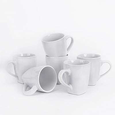 Ensemble de tasses à café blanches boboim en céramique de 6 oz avec poignée. Découvrez DIAYTAR COTE D'IVOIRE, votre boutique en ligne incontournable pour des affaires discount. Profitez de nos multiples catégories allant des articles pour la maison aux gadgets dernier cri, en passant par la mode à petits prix. Faites-vous plaisir sans vous ruiner avec notre sélection variée !
