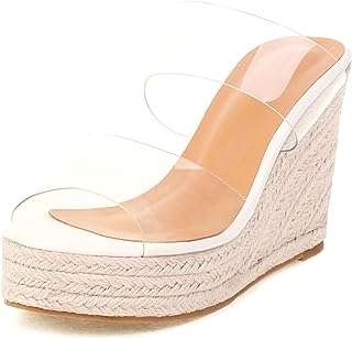 Espadrilles à enfiler pour femmes bretelles transparentes sandales talons compensés plateforme. Explorez les offres exceptionnelles de DIAYTAR COTE D'IVOIRE, la boutique en ligne ultime pour les amateurs de bons plans. Trouvez tout ce dont vous avez besoin, de la maison à l'électroménager, de l'informatique à la mode en passant par les gadgets les plus tendance, le tout à des prix défiant toute concurrence.