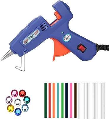Mini pistolet à colle 20w avec 20 bâtons de transparents colorés. Vous cherchez des bonnes affaires en ligne ? Ne cherchez pas plus loin que DIAYTAR COTE D'IVOIRE, la boutique en ligne généraliste où vous trouverez tout à prix discount. Explorez notre sélection complète, allant de la maison à l'électroménager, de l'informatique à la mode et aux gadgets, et bénéficiez de tarifs avantageux pour tous vos achats. Réalisez des économies importantes sans compromettre la qualité avec DIAYTAR COTE D'IVOIRE .