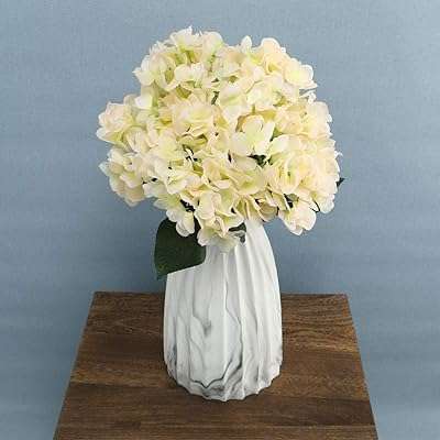 Yatai lot de 4 fleurs d'hortensia artificielles au toucher réel branches en vrac pour décoration. DIAYTAR COTE D'IVOIRE, votre solution discount en ligne pour une large gamme de produits. Trouvez tout ce dont vous avez besoin, de la maison à l'électroménager, de l'informatique à la mode et aux gadgets, à des prix imbattables. Naviguez, achetez et économisez avec notre boutique en ligne conviviale et bénéficiez d'une livraison rapide et fiable.